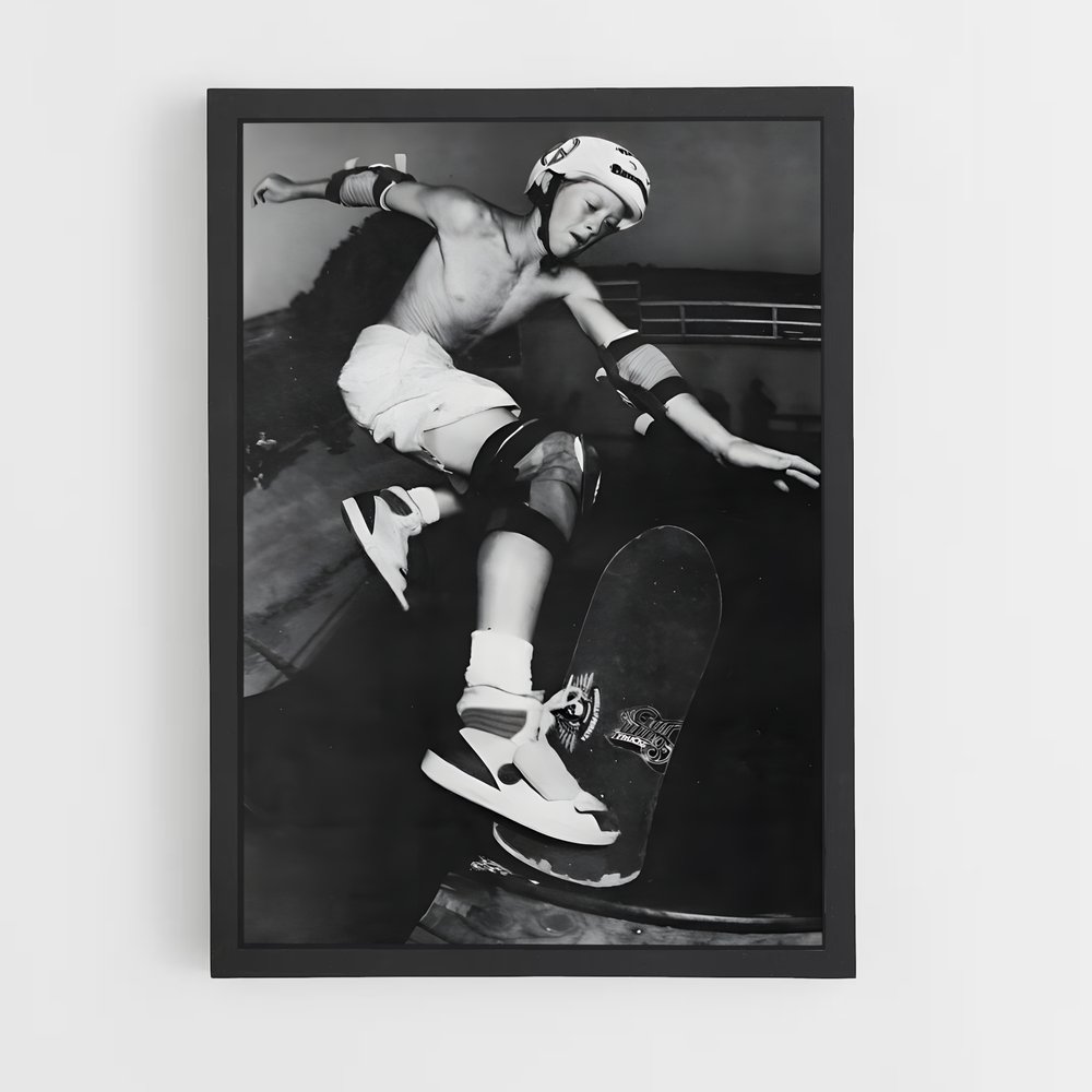 Poster Skate & Punch – affiche Skateboard (vue 2)